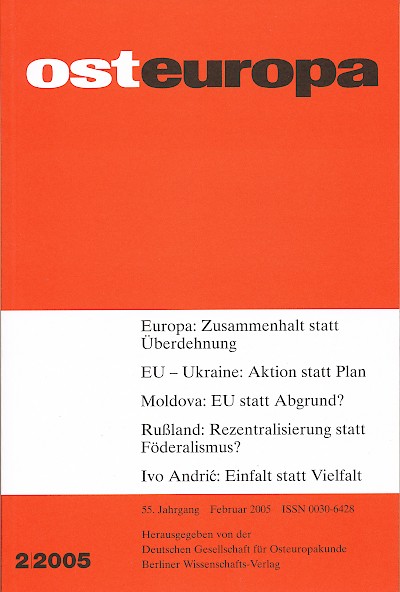 Titelbild Osteuropa 2/2005