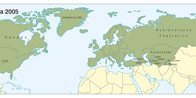Karte: Das OSZE-Europa 2005