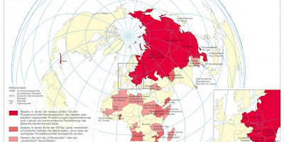 Karte: Der Kommunismus auf dem Höhepunkt seiner Macht