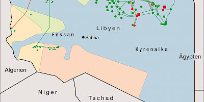 Karte: Libyen
