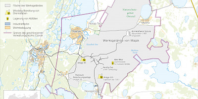 Karte: Russland: Atomfabrik Majak (2020)