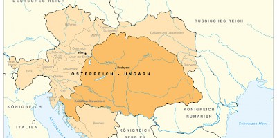 Karte: Ungarn 1867–1914