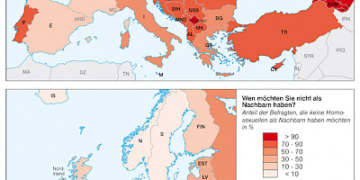 Karte: Europa: Homophobie