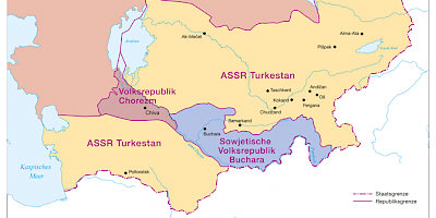 Karte: Zentralasien 1923