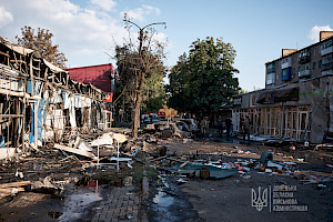 Kostjantynivka: Die letzte größere Stadt im zentralen Donbass unter ukrainischer Kontrolle gerät ins Visier der Angreifer. Quelle: Wikimedia