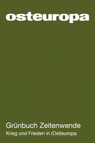 Titelbild Osteuropa 8-9/2025