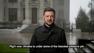 Volodymyr Zelens'kyj am 21.11.2025