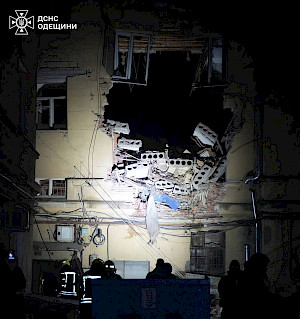 Russischer Angriff auf Odessa, 27.1.2026 Foto: Zelenskiy / Official