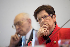 8.3.2013: 100 Jahre DGO, Rita Süssmuth und Władysław Bartoszewski. Foto: David Oliveira