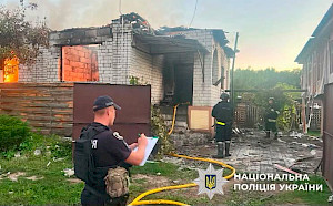Russländischer Drohnenangriff auf Novhorod-Sivers’kyj am 18.7.2026