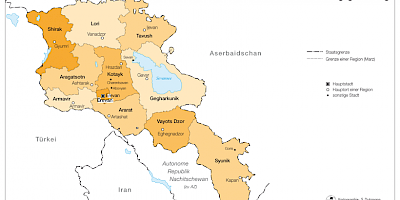 Karte: Armenien: Verwaltungsgliederung