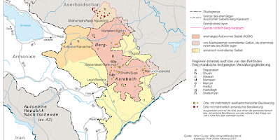 Karte: Berg-Karabach: Übersicht (2015)